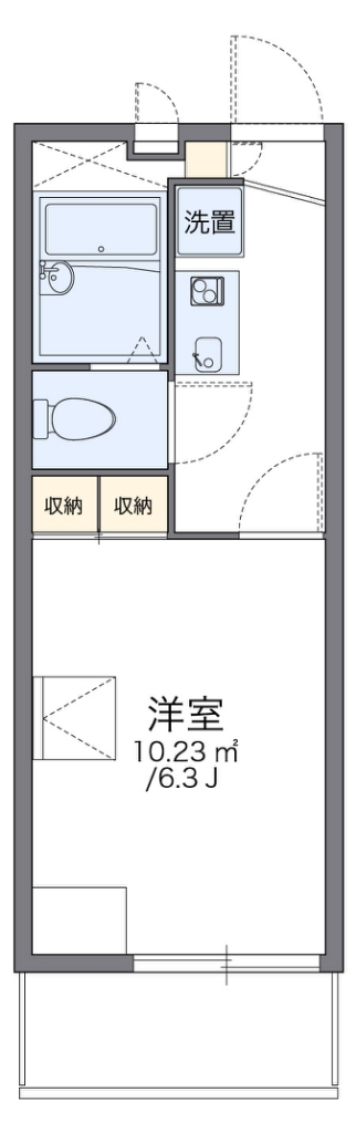 レオパレス聖蹟ロイヤルハイツ 間取り