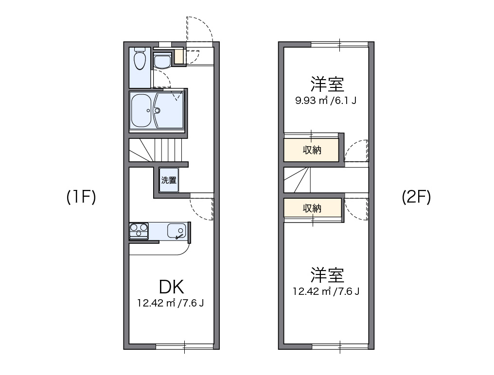 レオパレス栄Ⅱ 間取り