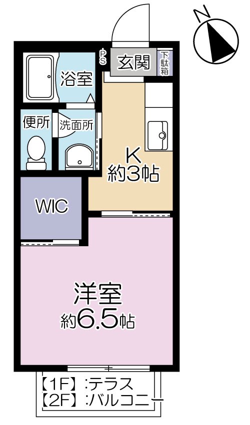 ヴェルドミールB 間取り