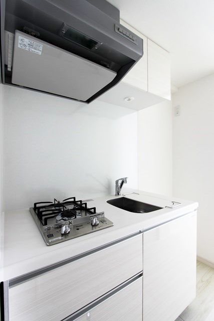 イアース八王子 2口ガスコンロ付きのキッチンです。(同建物の別部屋の写真)