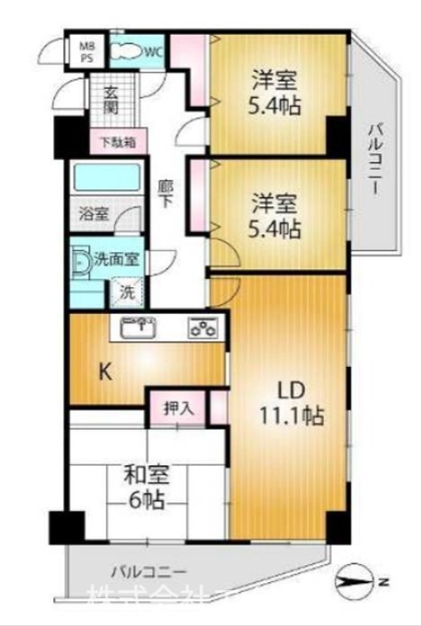 Gleason Garden 間取り