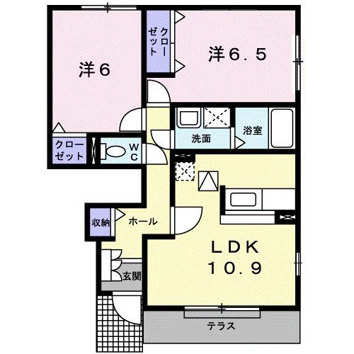 フォレスト　ヒル　宇津木 間取り