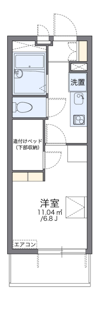 レオパレスコンパートメントⅡ 間取り