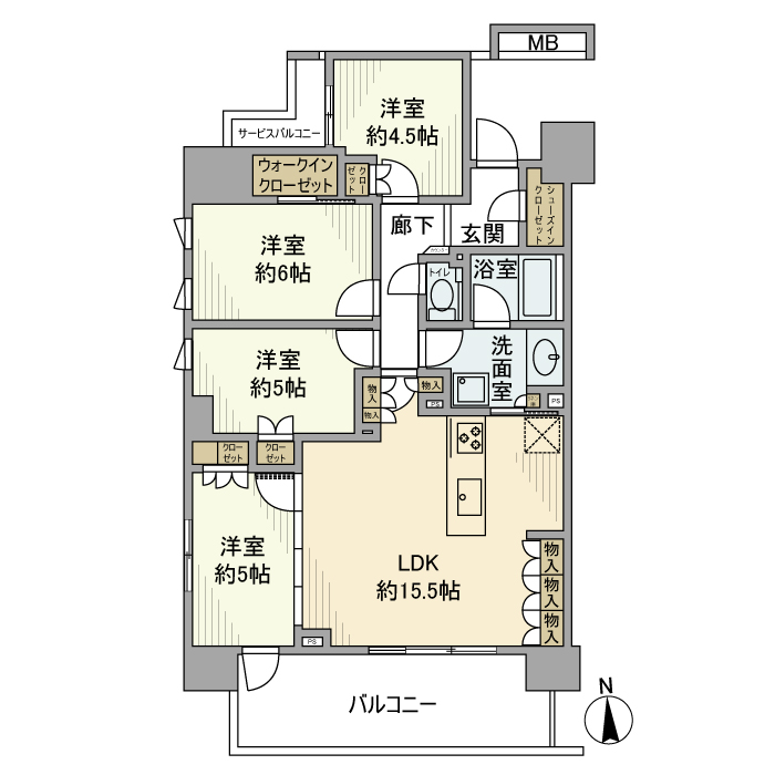 バウス府中 間取り