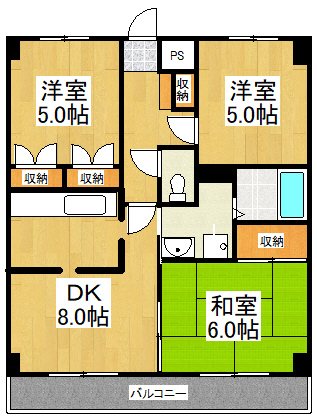 シャトルブラウンＡ 間取り
