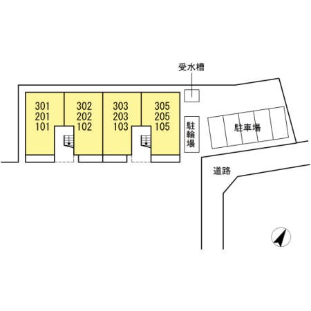 アストンパーク 敷地内に駐車場完備です。
