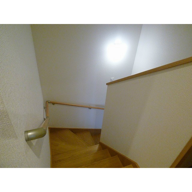 歌音 手すり付きの階段です。