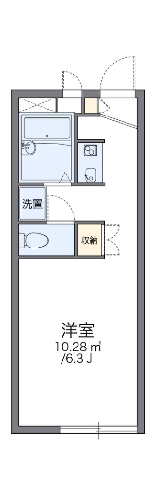 レオパレスグランドゥール 間取り