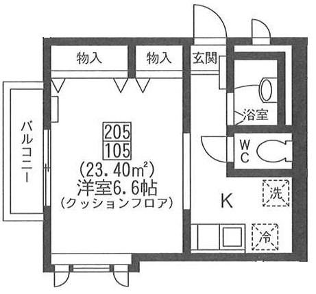 フレーシア  間取り