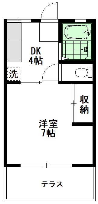 小倉ハイツ 間取り