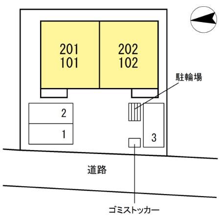 グランドソレイユ 見取り図です。